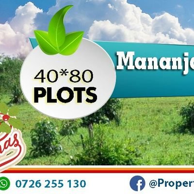 Deals in affordable plots in Makuyu Mananja@180k Juja farm@380k  Ruiru@2.5million and Thika Ngoingwa@9million
For details Call/WhatsApp +254 726 255 130