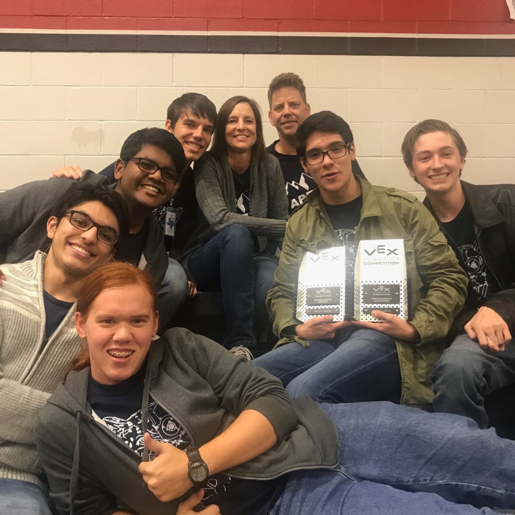 VEX Flower Mound high school robotics team.