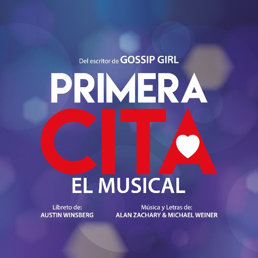 ¡Últimas semanas! Del escritor de Gossip Girl llega PRIMERA CITA el musical  Todos los jueves 8:30pm en el @TSanjeronimo. Boletos a la venta en Ticketmaster!