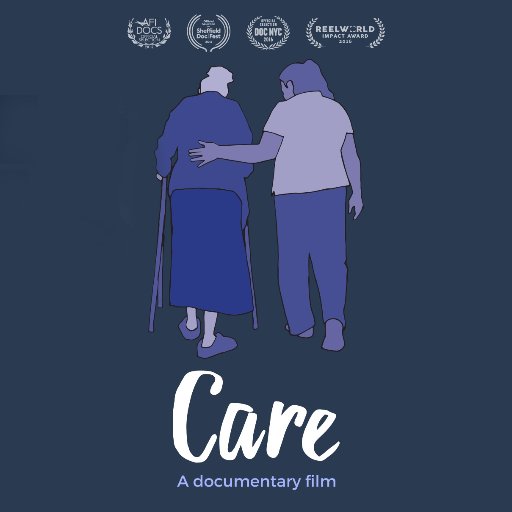 Documentary exploring home based elder care through stories of care workers and their clients.   New doc in the works: Facing the Wind, about Lewy body dementia