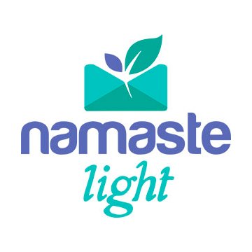 lightmail's profile picture. NamasteLight is a modern 
email marketing solution for yoga influencers, wellness entrepreneurs and heart-centered businesses. You send emails, we plant trees!