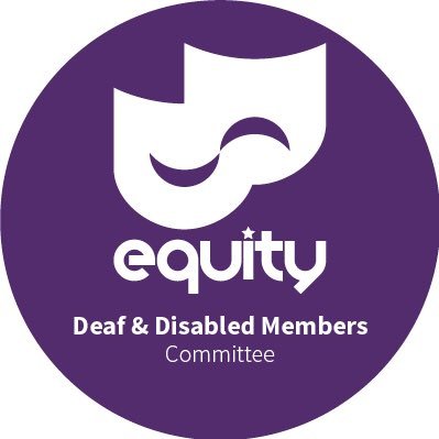 The official Twitter of the Equity Deaf and Disabled Members Committee also find us on Facebook @ https://t.co/8HRLLzWd9U