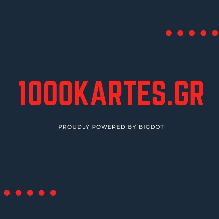 1000kartes's profile picture. Το 1000kartes.gr είναι ένα promo site της εταιρίας BIGdot Digital  Printing. Στην εταιρία μας ασχολούμαστε με ψηφιακές εκτυπώσεις, offset  printing και design.