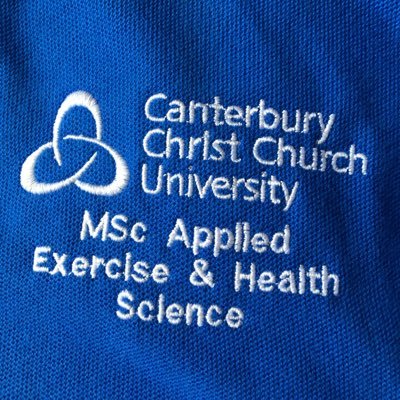 Information and news about the Canterbury Christ Church University MSc Applied Exercise and Health Science