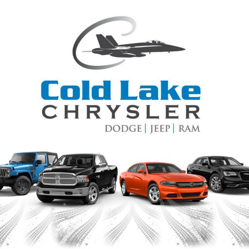 Cold Lake Chrysler 
AMVIC# B2016332
 Dodge, Ram and Jeep dealership, we also provide a full line of services tailored to you! Call us toll free @ 1-888-909-9126