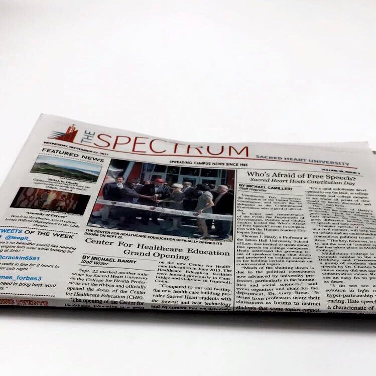 Official newspaper of Sacred Heart University 🗞For advertising inquiries please contact Spectrum-advertising@sacredheart.edu @shuspectrum on Instagram/Snapchat