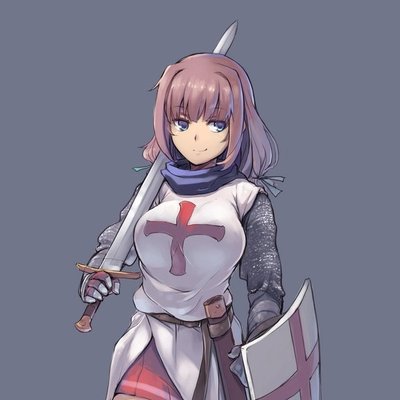 Anime Female Knight Armor