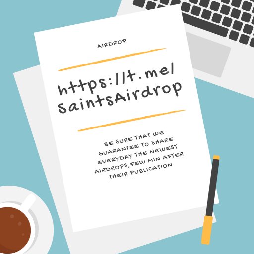 Airdrops Hunter #Followback
https://t.co/msqplFUmpK
Be sure that we guarantee to share everyday the newest airdrops,few min after their publication