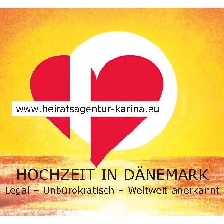 Heiratsagentur KARINA - nicht nur für binationale Paare- Blitz/Express Hochzeiten  in Dänemark, Georgien, Gibraltar, Hong Kong und Zypern  - weltweit anerkannt.