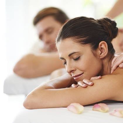Full-service day spa offers affordable luxuries incl. massages, facials, waxing, eyelash extensions, UV & sunless tanning. 60min new client massage only $49.95.