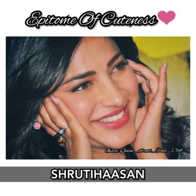 Die Hard fan of Queen @shrutihaasan ❤