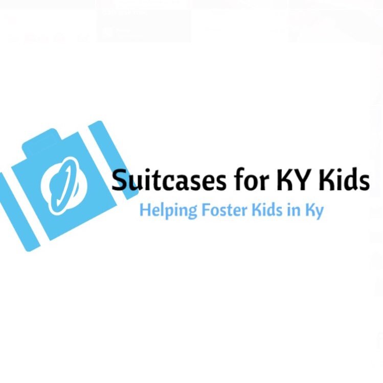 Collecting suitcases for foster kids in Kentucky.