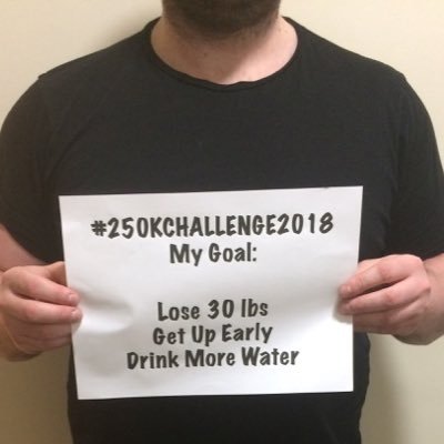 Kicking off the year with the #250KCHALLENGE2018