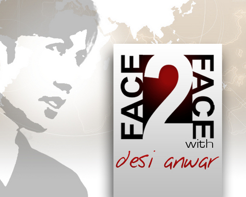 An exclusive talk show interviewing world figures that made influence to our world. Face2Face with Desi Anwar airs every 1st SATURDAY of the month at 14.05 WIB.