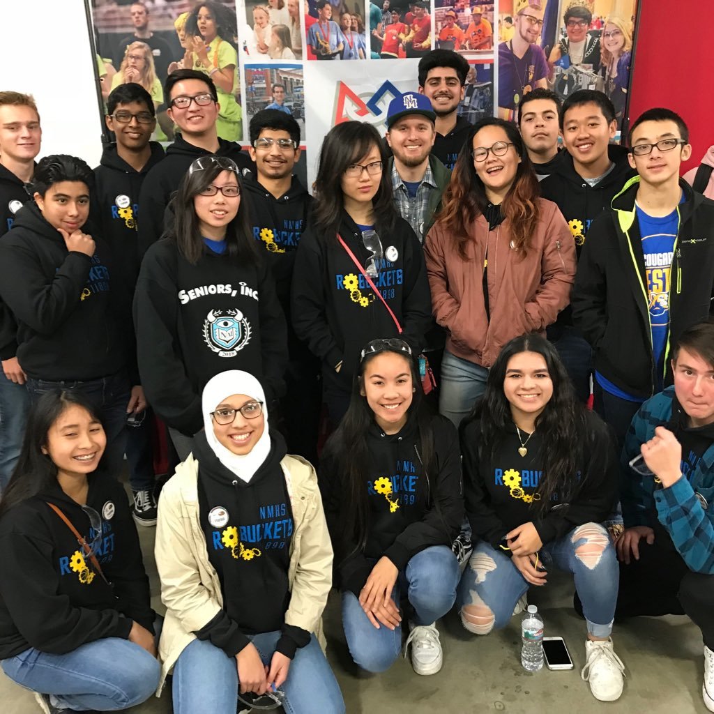 We are FTC Team 11898 Robuckets from Newark Memorial High School. This is our second year, and we're excited to be able to compete in FIRST!