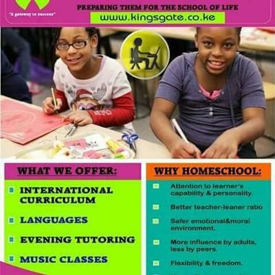 prepared for every good work
IGCSE, ACE, languages(for adults), and any related Home-based  learning 
0713754480