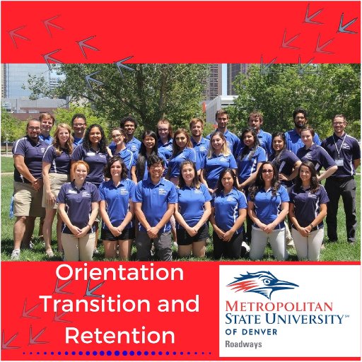 The official Twitter page for MSU Denver Orientation Transition & Retention. Go Roadrunners!