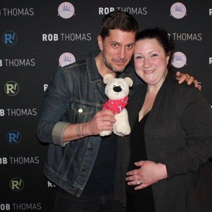 Rob Thomas tour mascot :) Looking forward to my journeys and Foster families ❤️