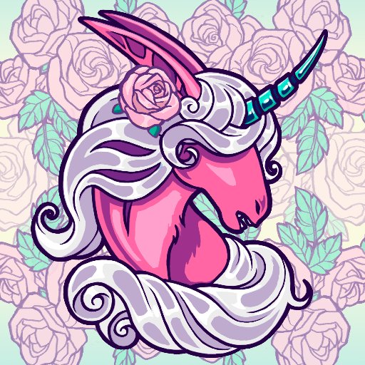 I am a fantasy illustrator who loves painting unicorns! He/Him or They/Them pronouns. Note: no longer very active here.