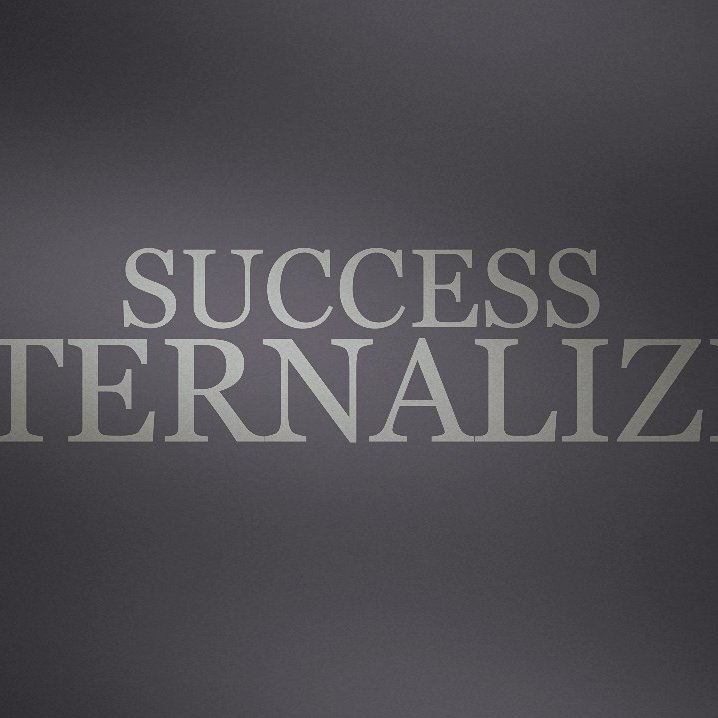 SuccessInternal's profile picture. Success Internalized is self explanatory. The goal of the page is to aid  people on their journey to success (using) quotes, videos and articles.