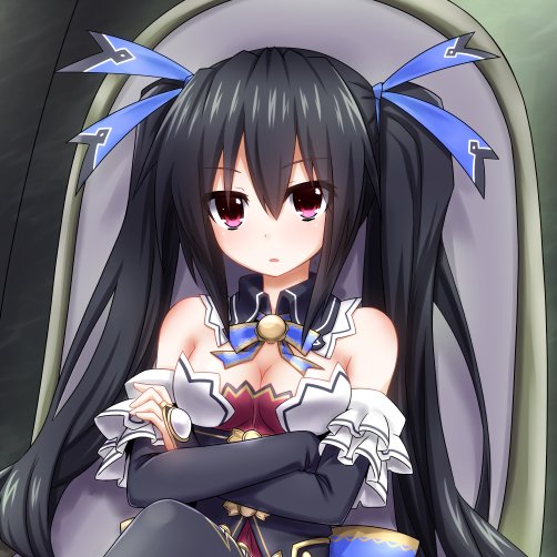 GiantessNoire's profile picture. CPU Noire, Also known in my other form as "Black Heart" Welcome to my Lastation! 🖤  My Love: @GiantessVert 
#SizeRP #MVRP