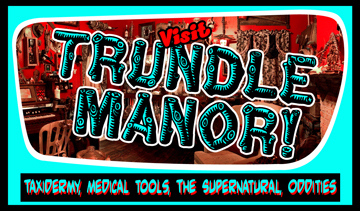 One of Pittsburgh's strangest Tourist Traps. Vintage Taxidermy, Obscure Medical Tools, Jarred Specimens, etc. Run by Mr Arm and Velda Von Minx!