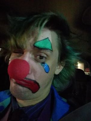 A street clown from the river city of La Crosse, Wisconsin. Artist, musician, and guardian of the formula for the perfect gag...wait, you didnt hear that part