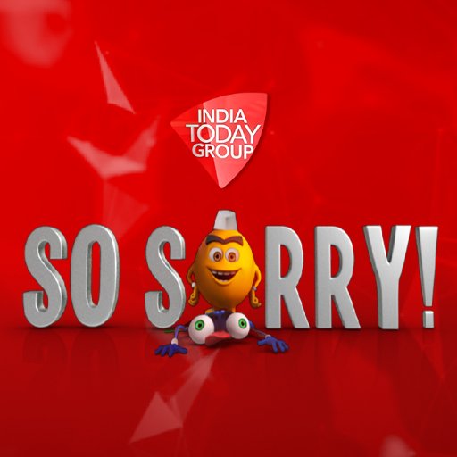 SoSorryPolitoon is a humorous animated politoons by India Today Group which focuses on the Indian political controversies and trending issues.