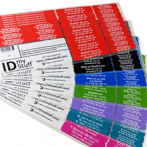 24 years BEST personalized #label • One sheet = 29 #labels, 3 sizes, $9.95! Tag ALL ur gear.