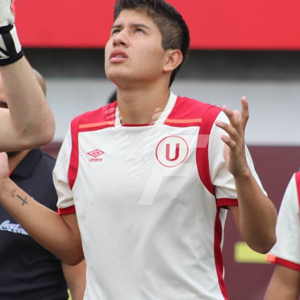 18 años. Actual Jugador del primer equipo del Club Universitario de Deportes. Integrante de la selección peruana.Sub 17 Cartavio - Peru