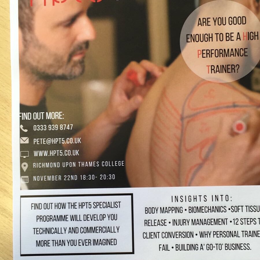 HPT5learn's profile picture. On a mission to transform education in fitness & healthcare worldwide. CIMSPA UK skills development partner.