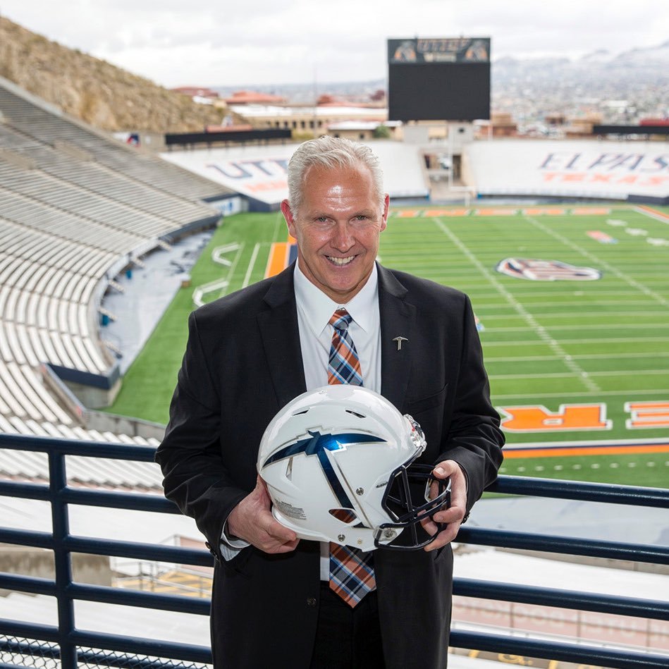 Head Football Coach UTEP #PicksUp  ⛏⛏🤙🤙🏈🏈