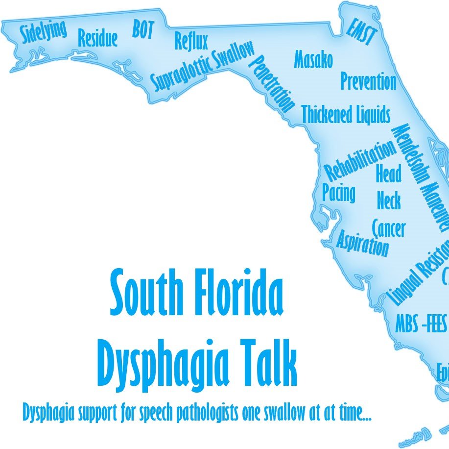 South Florida Dysphagia Talk is a non-profit organization serving speech-language pathologists in the South Florida area.