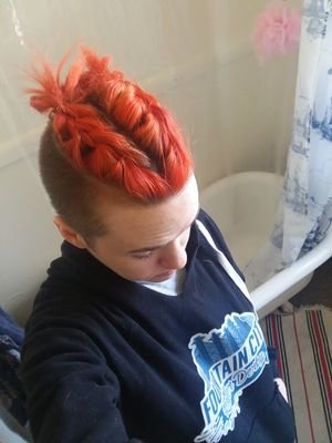 mzharlot's profile picture. Fountian City Roller Girl. Pie Baker. Cat Mom