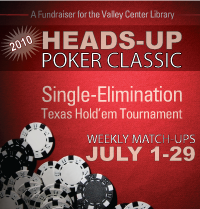 ValleyCtrPoker's profile picture. Please support the Valley Center scholarship fund by playing in our annual Texas Holdem Tournament  2/20/10 & win GREAT prizes. See website for more info!