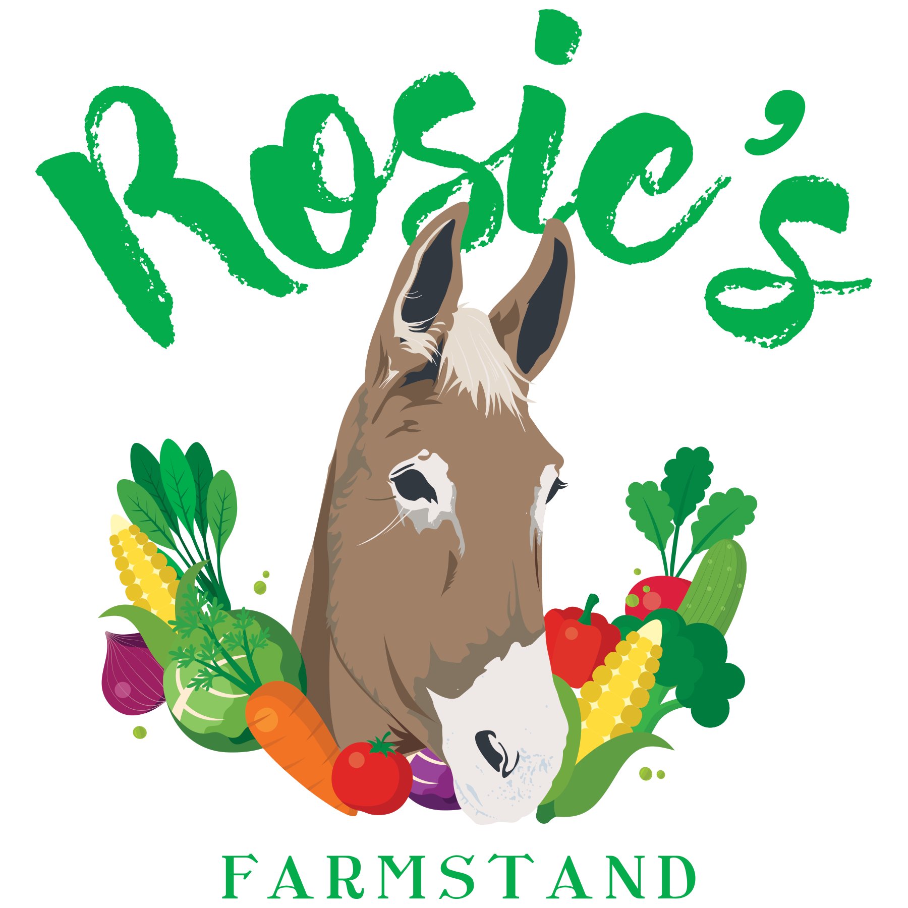 Blog and farmstand managed with a mule for a business partner.