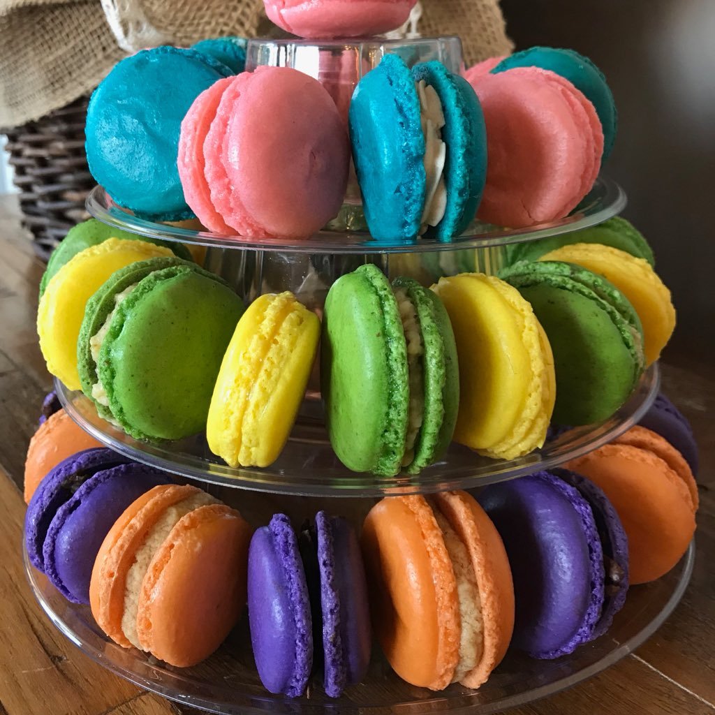 Specialty macarons for every occasion! Variety of flavors for gifts, parties, bridal and baby showers, gender reveals, or special treat for self.