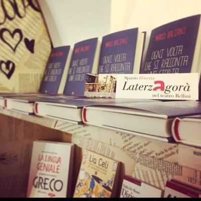 Laterzagorà è una libreria indipendente,frutto del felice incontro tra la casa editrice Laterza, il teatro Bellini e l'associazione culturale A Voce Alta