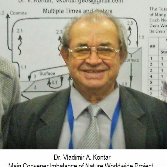 Dr. Vladimir A. Kontar President Federal GEOS Funding Main Convener Imbalance of Nature Worldwide Project. https://t.co/j5JSvCCX3w