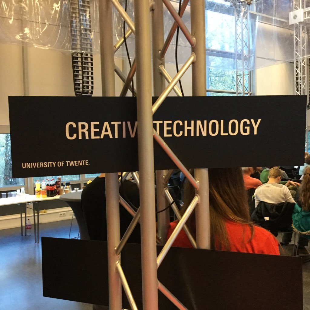 The English-taught Bachelor's programme Creative Technology at University of Twente challenges students to create user interaction with technology and new media