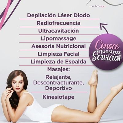 pmslagomall's profile picture. • Depilación Láser Diodo  
• Radiofrecuencia 
• Lipomassage 
• Cavix
• Limpieza Facial
• Masajes Relajante
• Orientación Nutricional
📲 0412-245.4154
