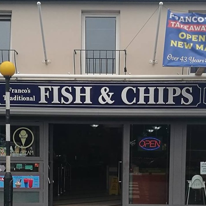 Traditional fish and Chip restaurant and takeaway (with loads of other options) #porthcawl #wales #seaside #fishandchips #chipshop