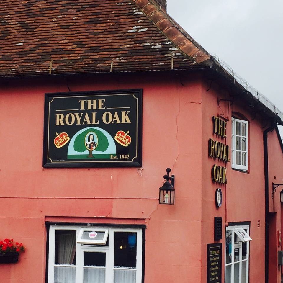 You can find us on Facebook at The Royal Oak, Pink Pub.