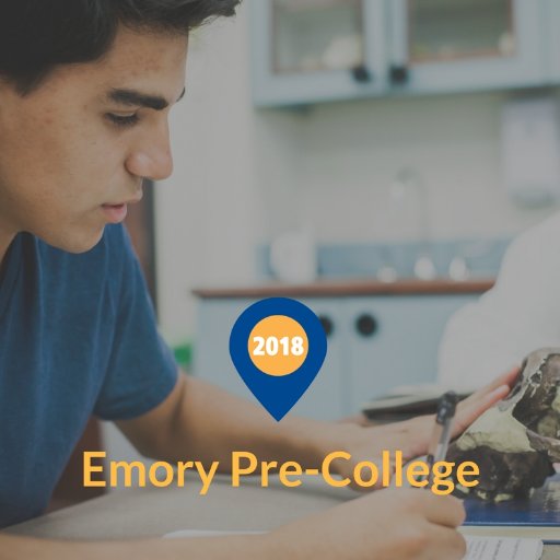 emoryprecollege's profile picture. The Emory Pre-College Summer Program gives college-bound rising juniors & seniors an exciting glimpse of academic & residential life at a top-ranked university.