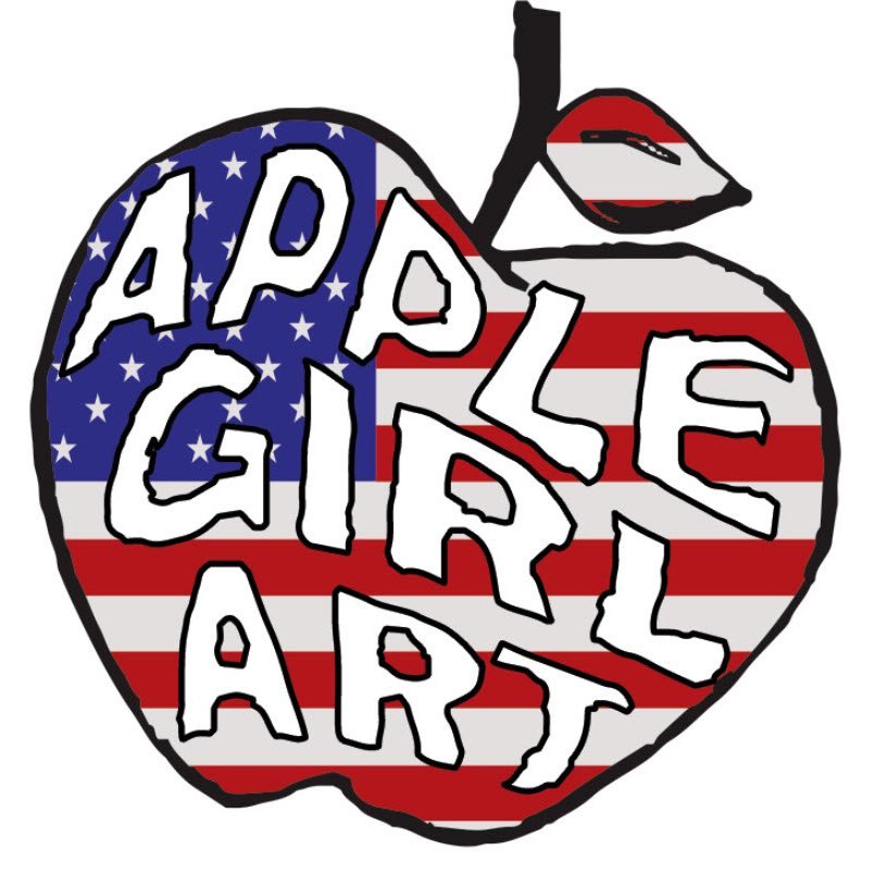 Apple Girl Art