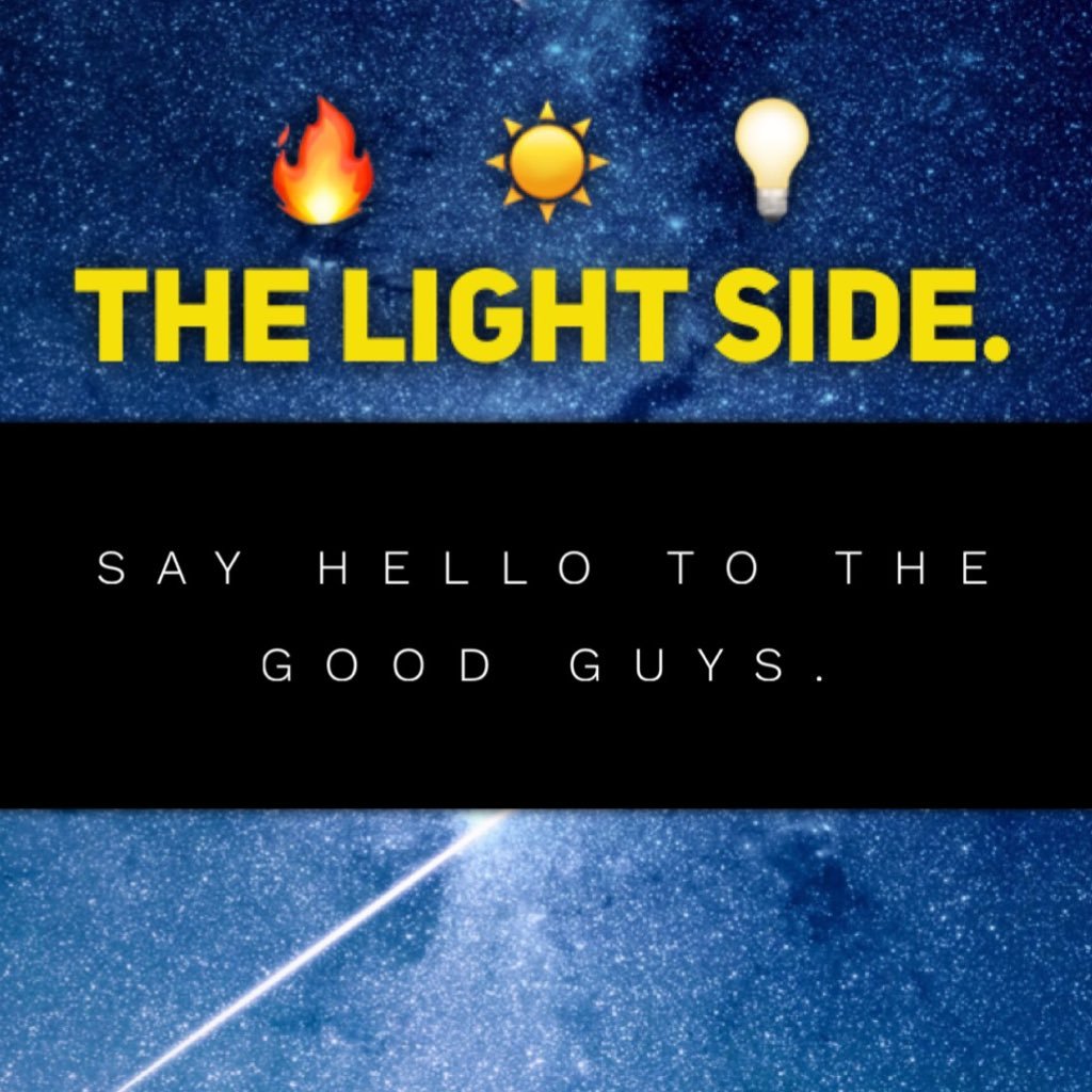 https://t.co/CeP6nSXUm6.Curation.               Say hello to the Good guys. We are The Light side.