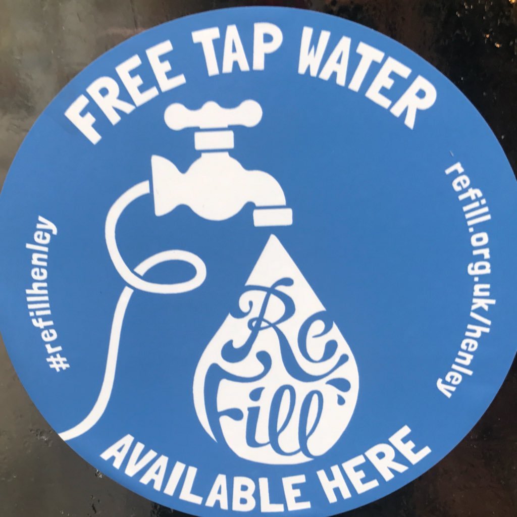 Refill Henley on Thames is part of the national Refill Campaign to reduce plastic bottles & instead encouraging us to refill our refillable bottles.
