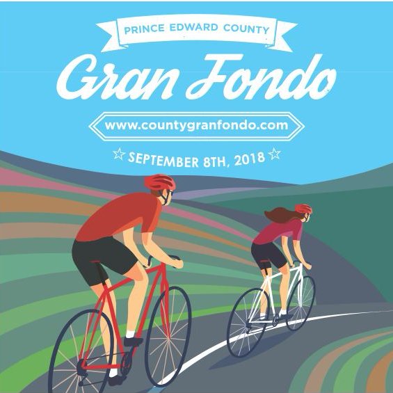 The County Gran Fondo is a beautifully scenic ride 🚲through the bucolic, vineyard studded scenery of Prince Edward County, Ontario 🇨🇦