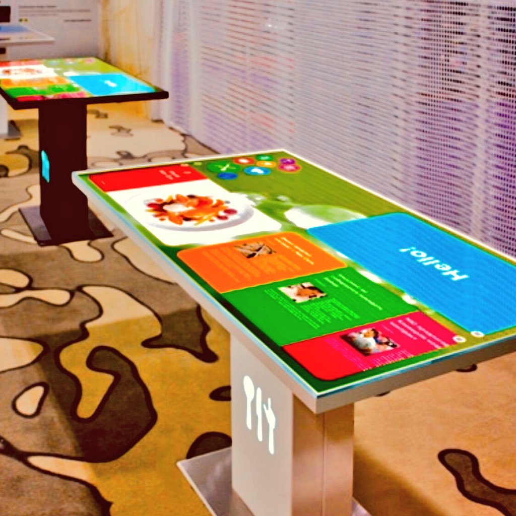 ADORE is a new Tech Showroom featuring Interactive Restaurant Tables opening in Downtown Detroit MI. It's future dining!