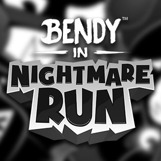 bendy in nightmare run in ibispaint 🖤🖤🖤🖤🖤